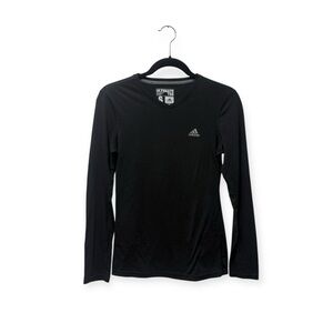 adidas Black Long Sleeve Tee
